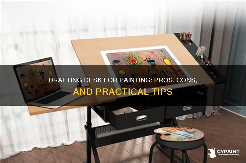 is a drafting desk ok to paint on