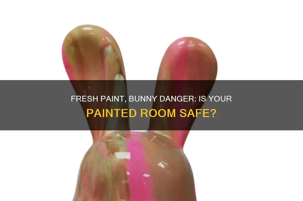 is a freshly painted room harmful to bunnies
