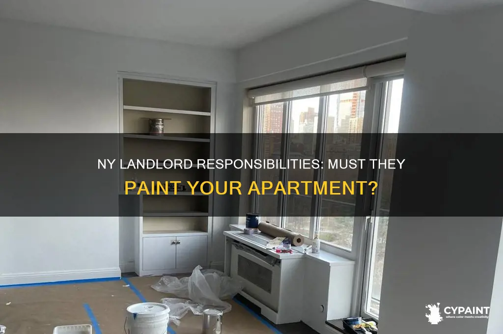 is a landlord required to paint an apartment in ny