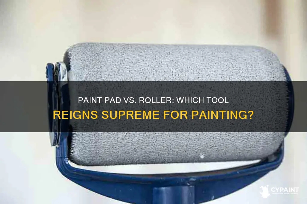 is a paint pad better than a roller