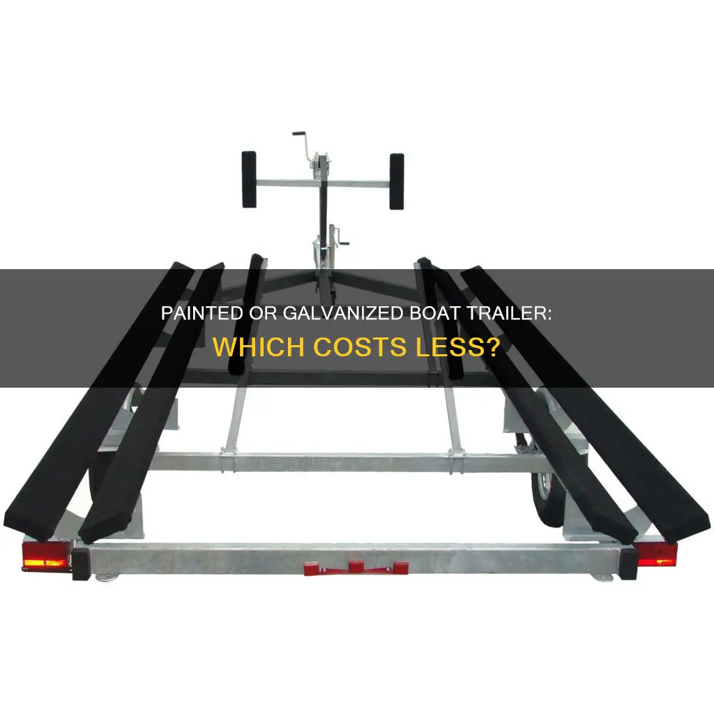 is a painted boat trailer cheaper than a galvanized