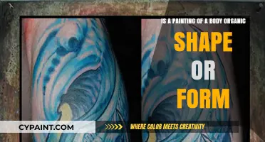 Is a Painting of a Body Organic Shape or Form?