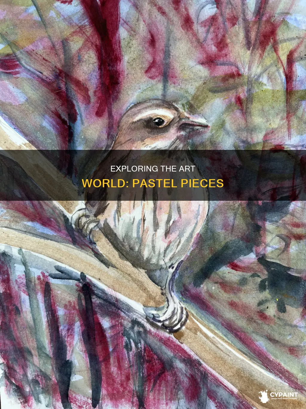 is a pastel piece a drawing or a painting