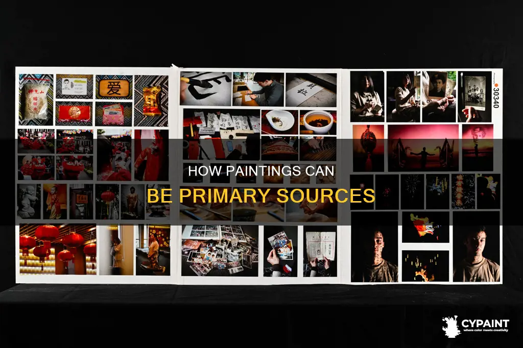 is a photo of a painting a primary source