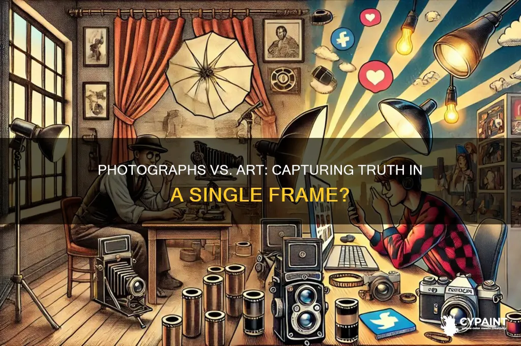 is a photograph more truthful than a painting or sculpture