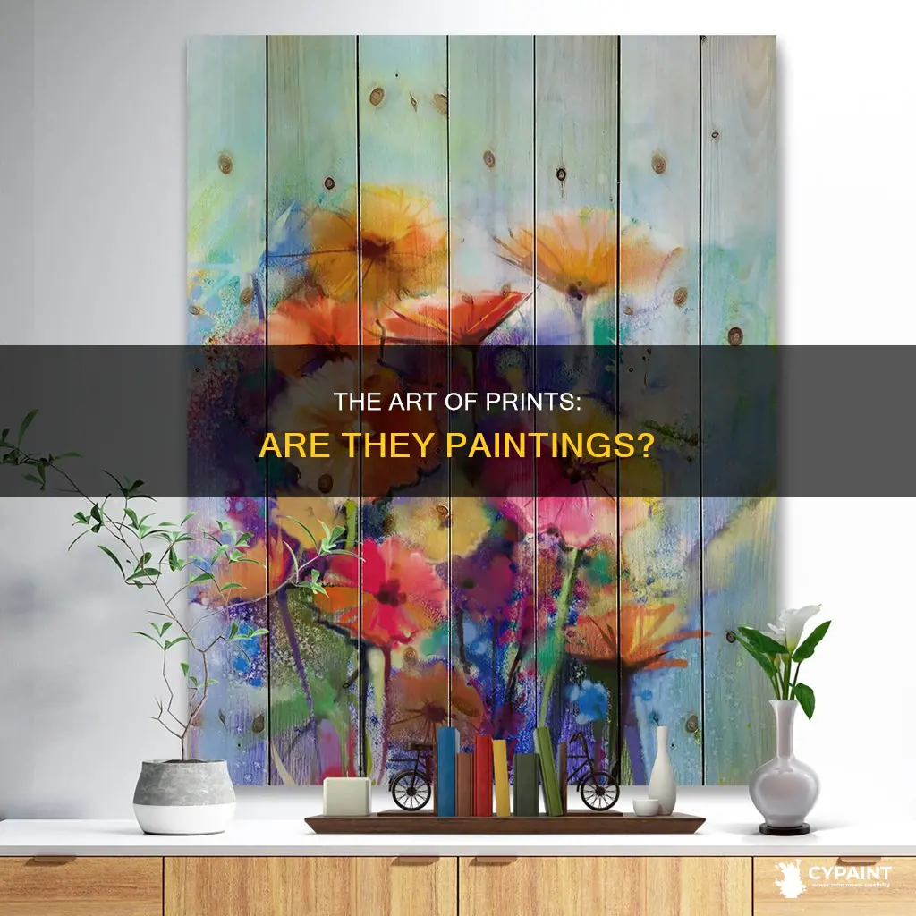 is a print of a painting still a painting
