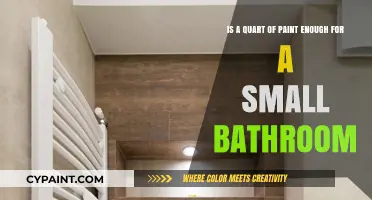 Is a Quart of Paint Enough for a Small Bathroom?