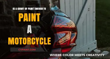 Is a Quart of Paint Sufficient for Motorcycle Painting?