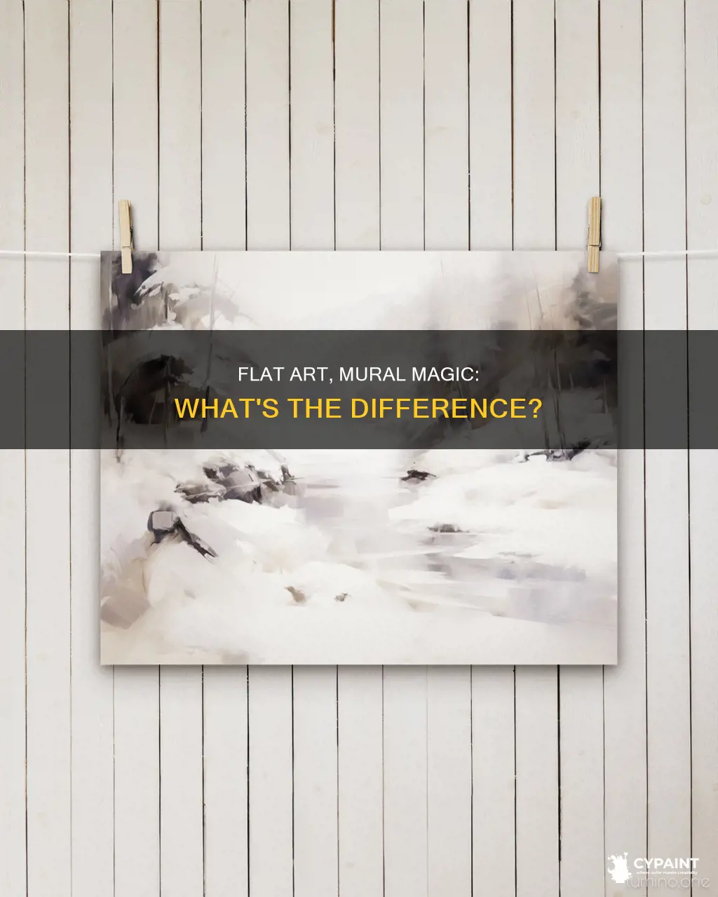 is a scene painted on a flat a mural