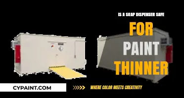 Can You Safely Store Paint Thinner in a Soap Dispenser?
