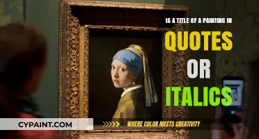 Painting Titles: Quotes or Italics? The Ultimate Formatting Guide