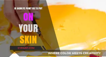 Acrylic Paint: Safe Body Art or Skin Hazard?