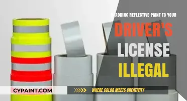 Is Reflective Paint on Your Driver's License Illegal? Find Out