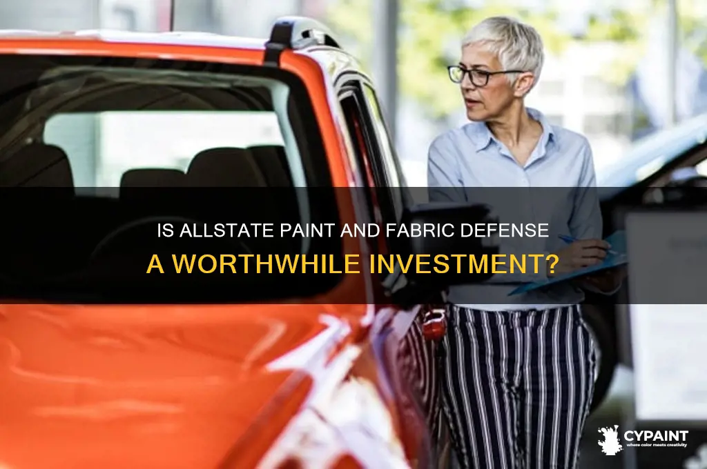 is allstate paint and fabric defense worth it