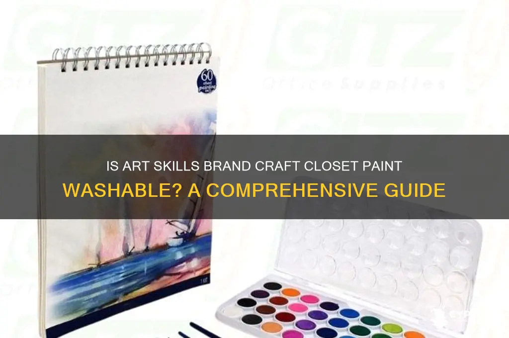 is art skills brand craft closet paint washable