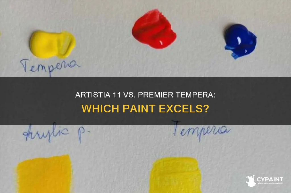 is artistia 11 of premeir tempera paint better