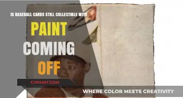 Baseball Cards: Collectible Despite Paint Flaws?