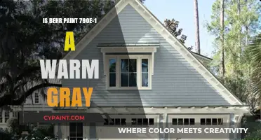Is Behr Paint 790E-1 a Warm Gray? Exploring Its Tone