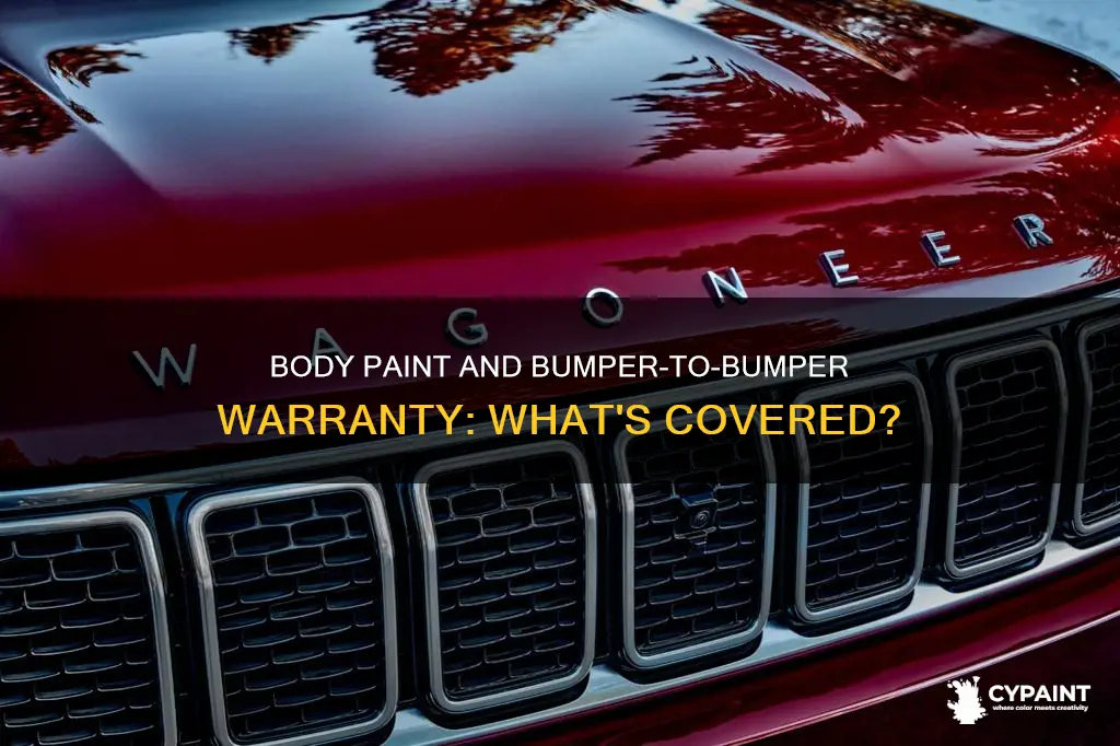 is body paint covered by bumper to bumper warranty