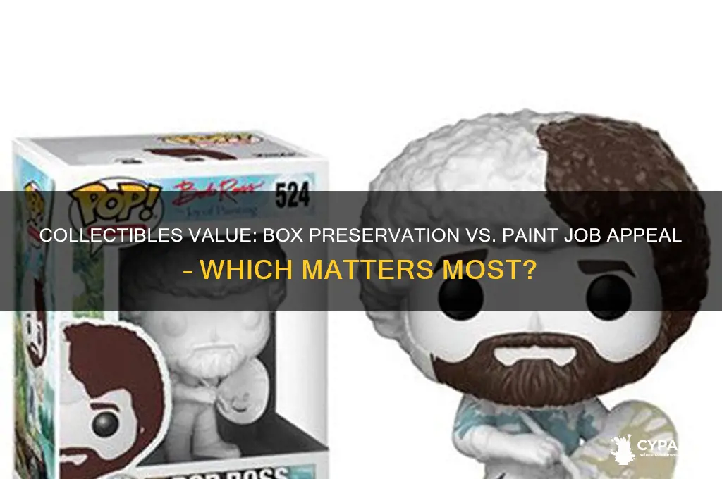 is box or paint job more important collectibles