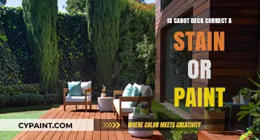Cabot Deck Correct: Understanding Its Nature as Stain or Paint