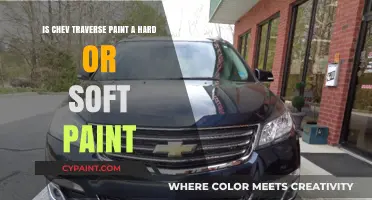 What Paint Does the Chevy Traverse Use?