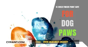 Is Child Finger Paint Safe for Dog Paws? A Pet Safety Guide