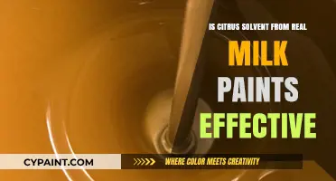 Citrus Solvent in Real Milk Paints: Effective Cleaning Solution?