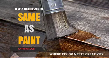 Deck Stain vs. Paint: Understanding Thickness and Key Differences