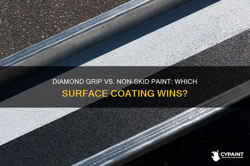 is diamond grip better than non skid paint