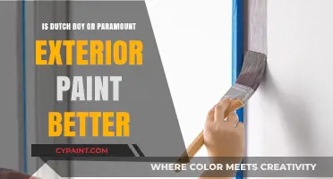 Dutch Boy vs. Paramount: Which Exterior Paint Reigns Supreme?