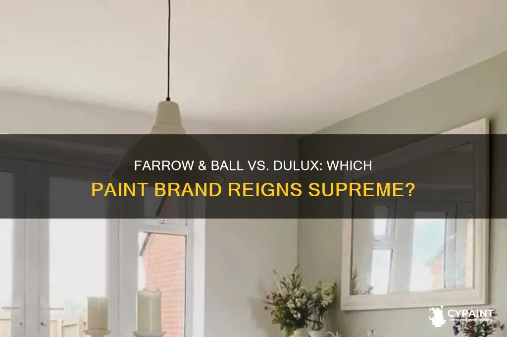 is farrow and ball paint better than dulux