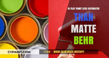 Flat vs Matte Behr Paint: Saturation Differences Explained