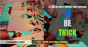 Understanding Folk Art Multi-Surface Paint Consistency: Is Thick Normal?