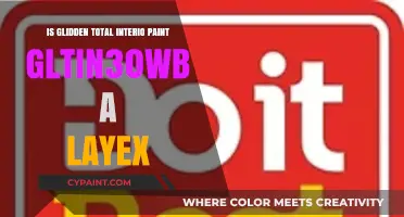 Is Glidden Total Interior Paint GLTIN30WB a Latex Product?