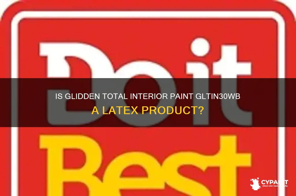 is glidden total interio paint gltin30wb a layex