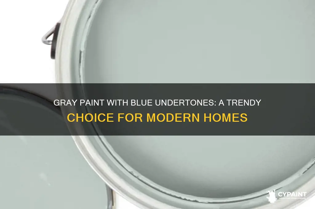 is gray paint with blue undertones on trend