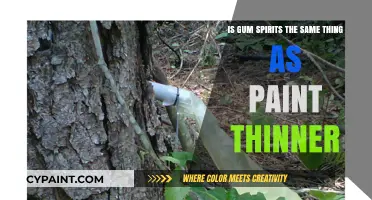 Gum Spirits and Paint Thinner: What's the Difference?