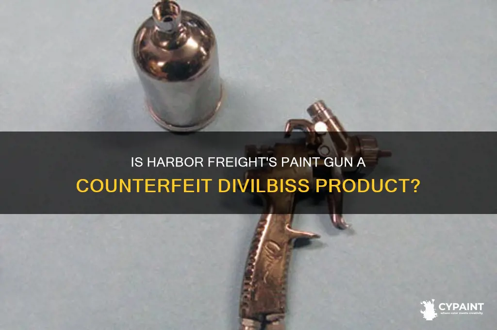 is harbor freight a counterfit divilbiss paint gun