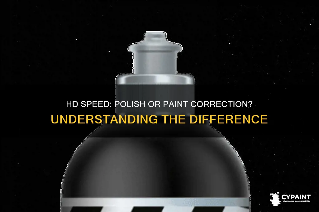 is hd speed a polish or paint correction