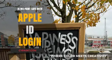 Is IBS Paint Safe for Use with Apple ID Login?