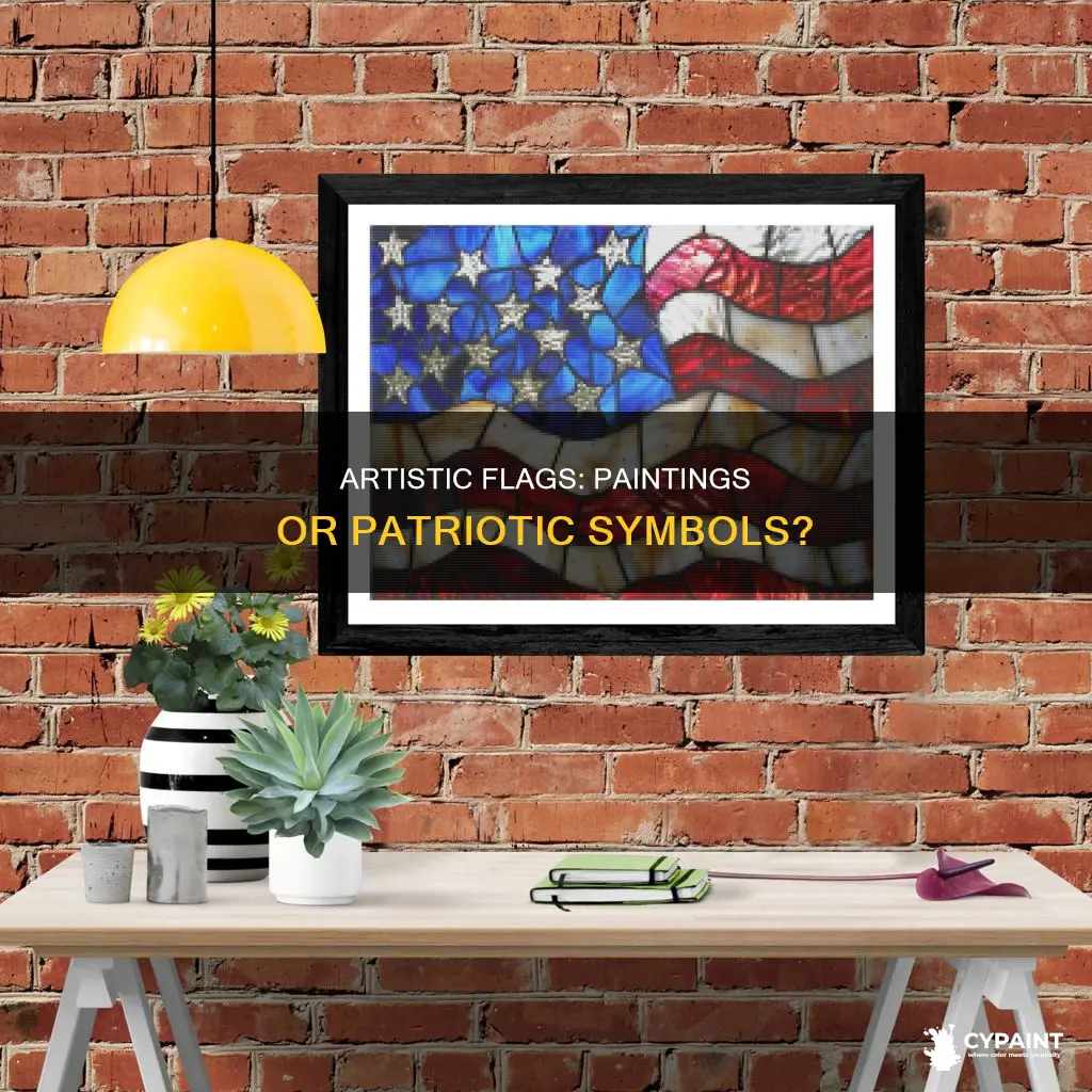 is it a painting or is it a flag