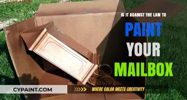 Painting Mailboxes: Legal or Not?