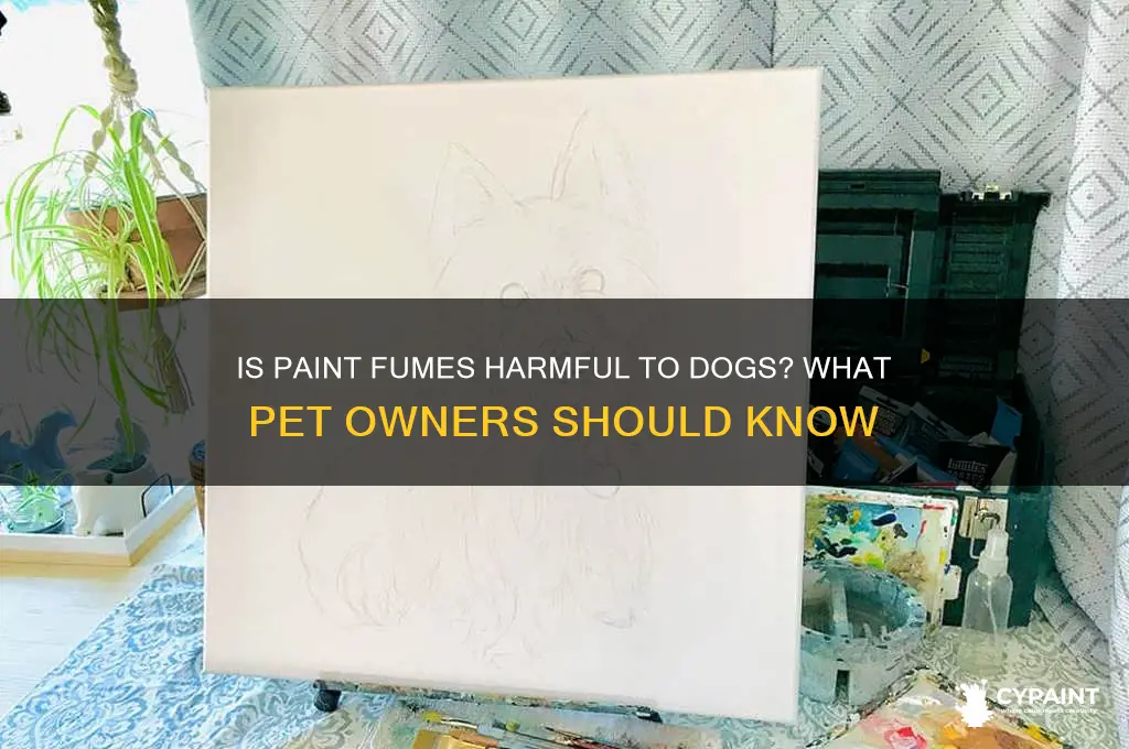 is it bad for dogs to smell paint