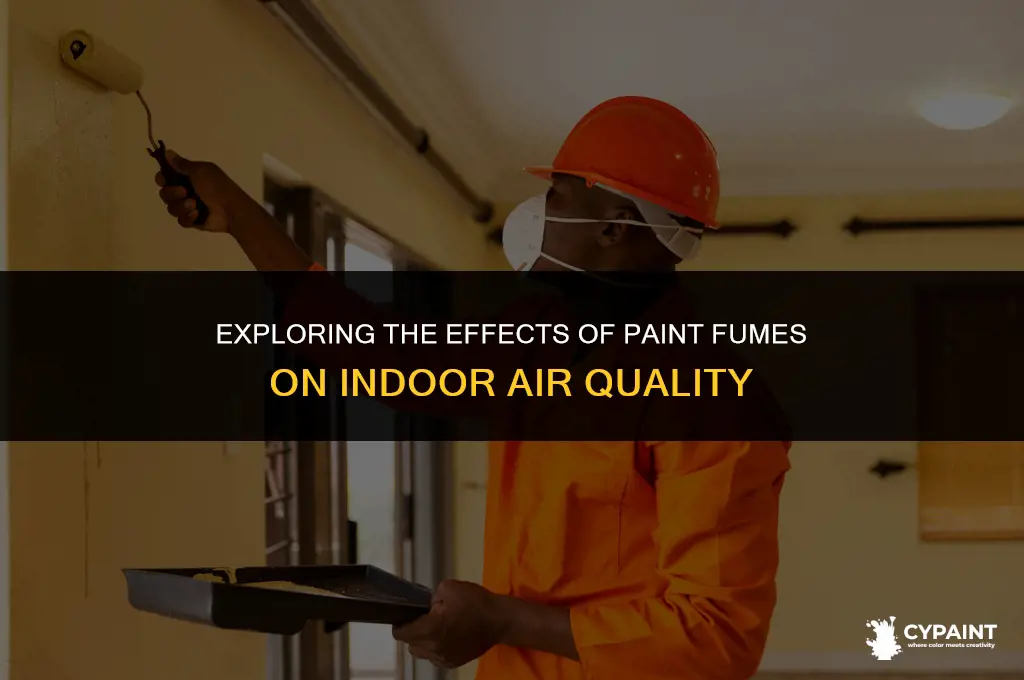 is it bad to be in a room with paint