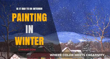Winter Interior Painting: Good or Bad Idea?