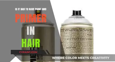The Effects of Paint and Primer on Hair: A Comprehensive Guide