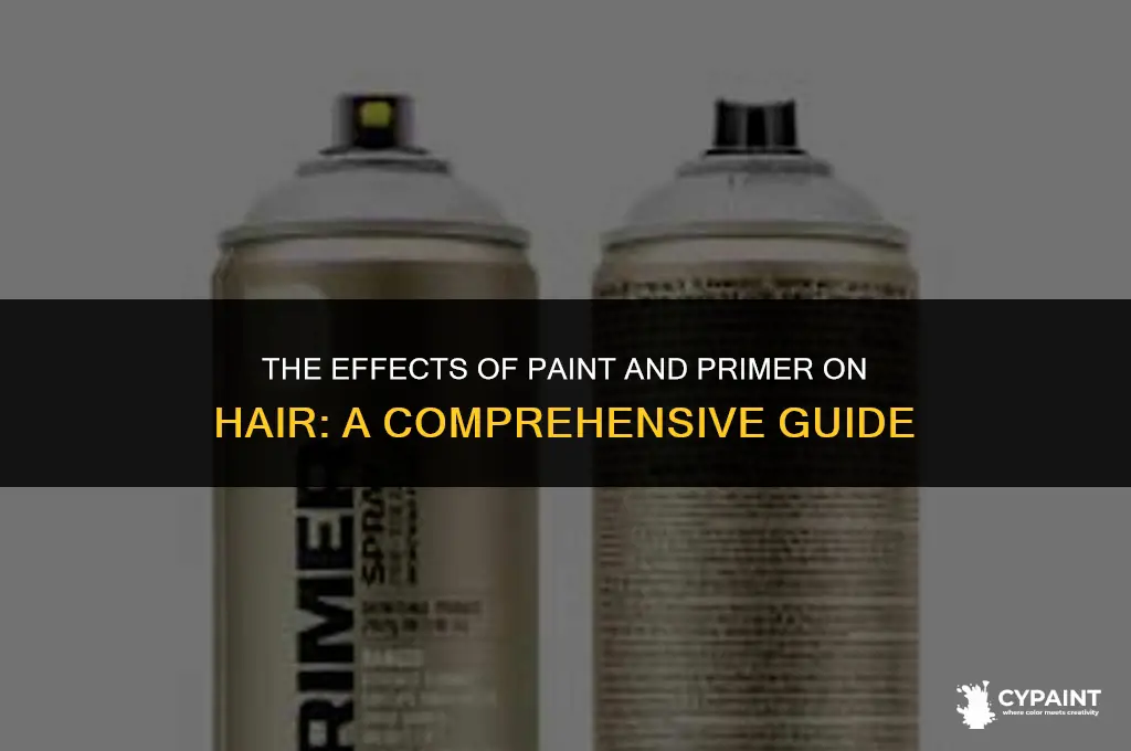 is it bad to have paint and primer in hair