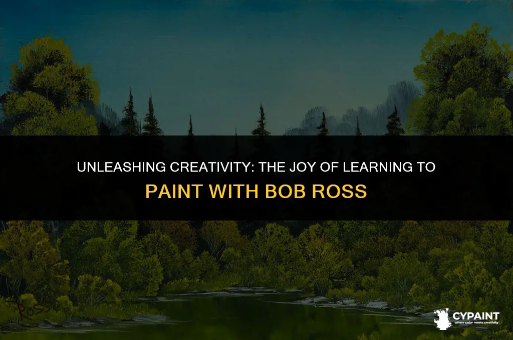 is it bad to learn to paint with bob ross