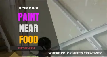 Paint Near Food: Health Risks and Safe Storage Tips